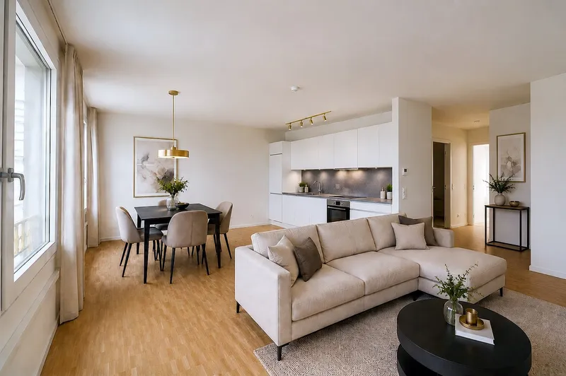 Wunderschöne Wohnung im 9. OG mit Blick über Berlin und auf den späteren Nordhafenplatz — photo 1